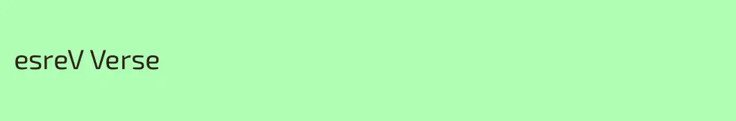 esreV Verse